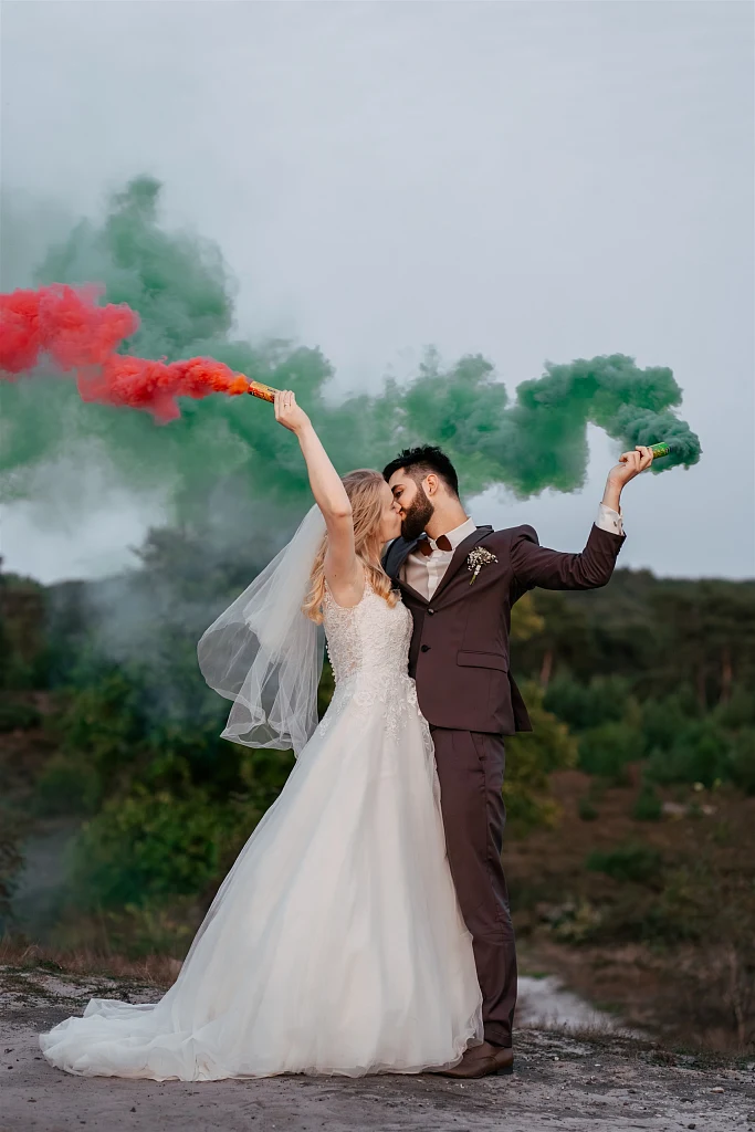 Spätsommerhochzeit in der Heide: Brautpaar Anita und Johannes – Hochzeitsfotografie von Mosipictures